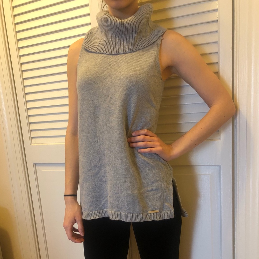 Michael Kors Cowl Neck Sleeveless Sweater
